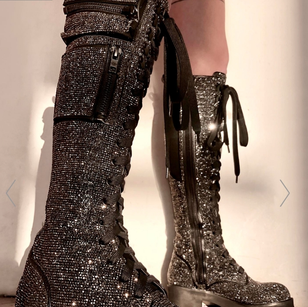 ISO Dolls Kill Club Exx Brigade Combat Boots - Picture 2 of 2